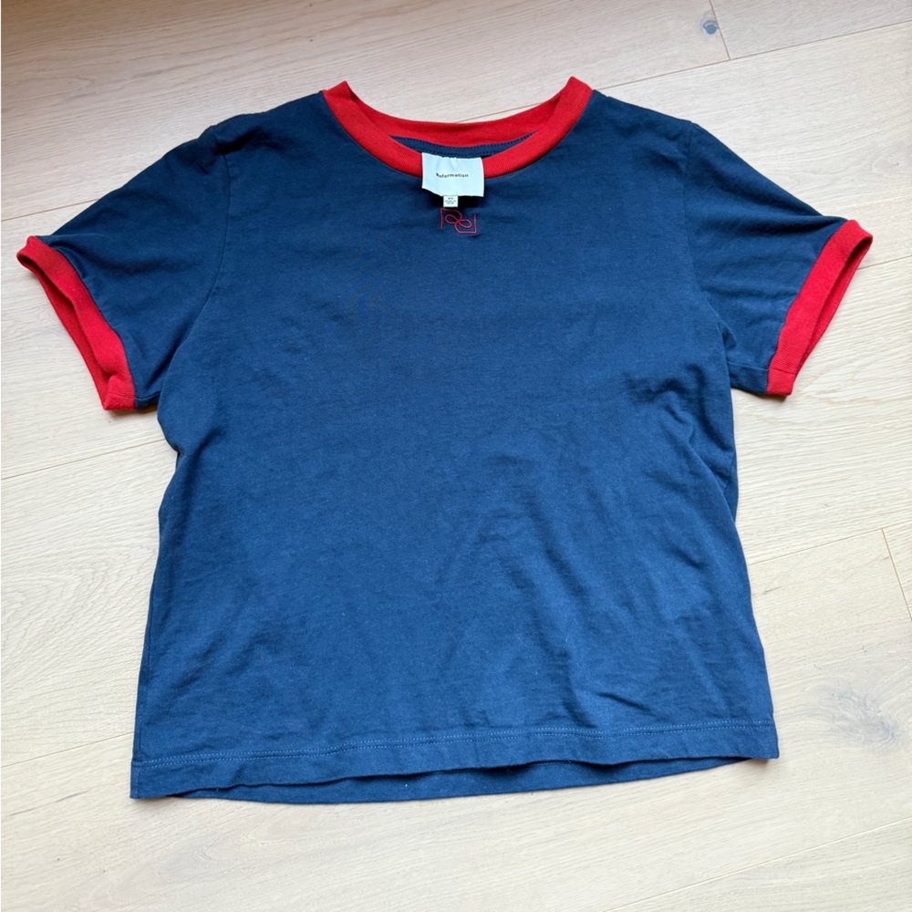 Reformation Classic Crew Tee Midnight